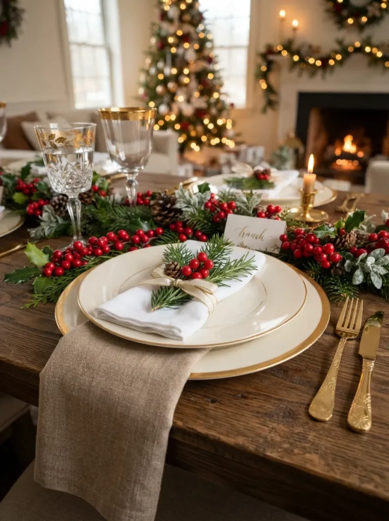 Red Berry Plate Accents