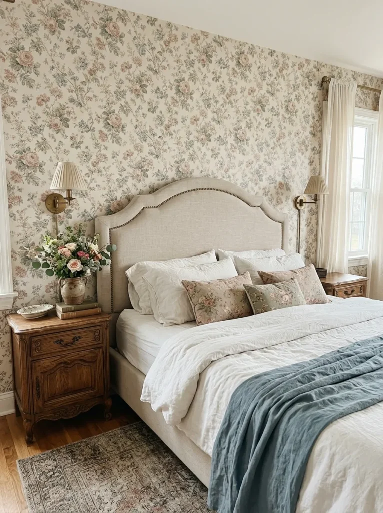 Romantic Floral Wallpaper