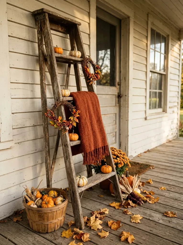 Rustic Ladder Display