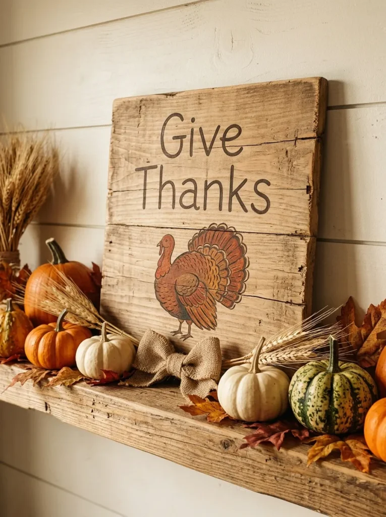 Rustic Turkey Sign