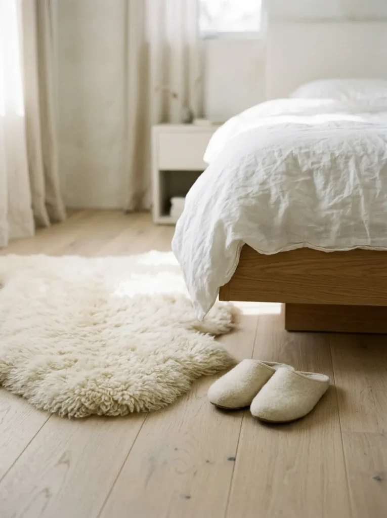  Sheepskin Bedside Rug