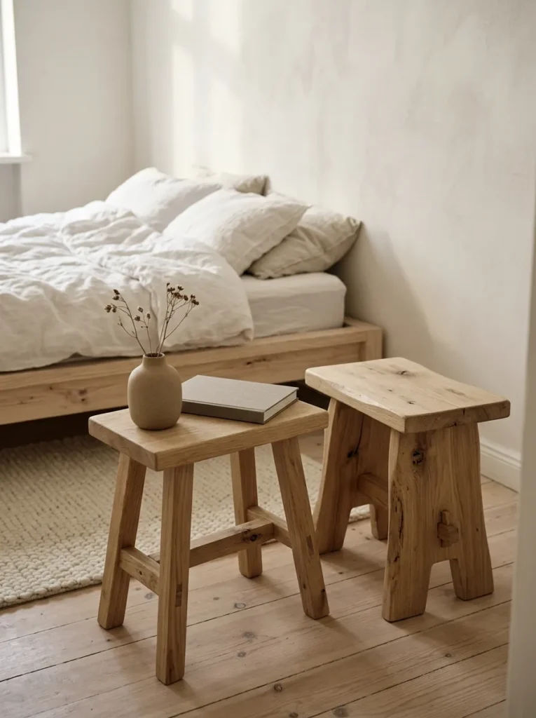 Simple Bedside Stools