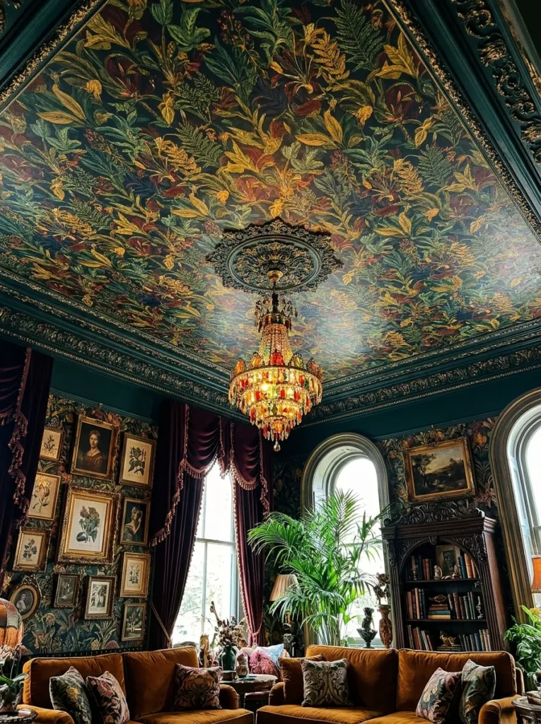 Statement Ceiling Wallpaper