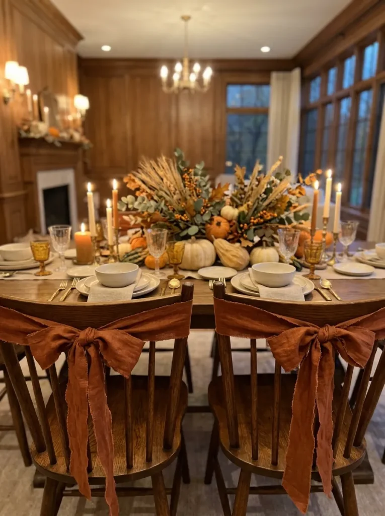 Thanksgiving Chair Bows