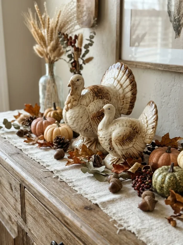 Turkey Figurine Display