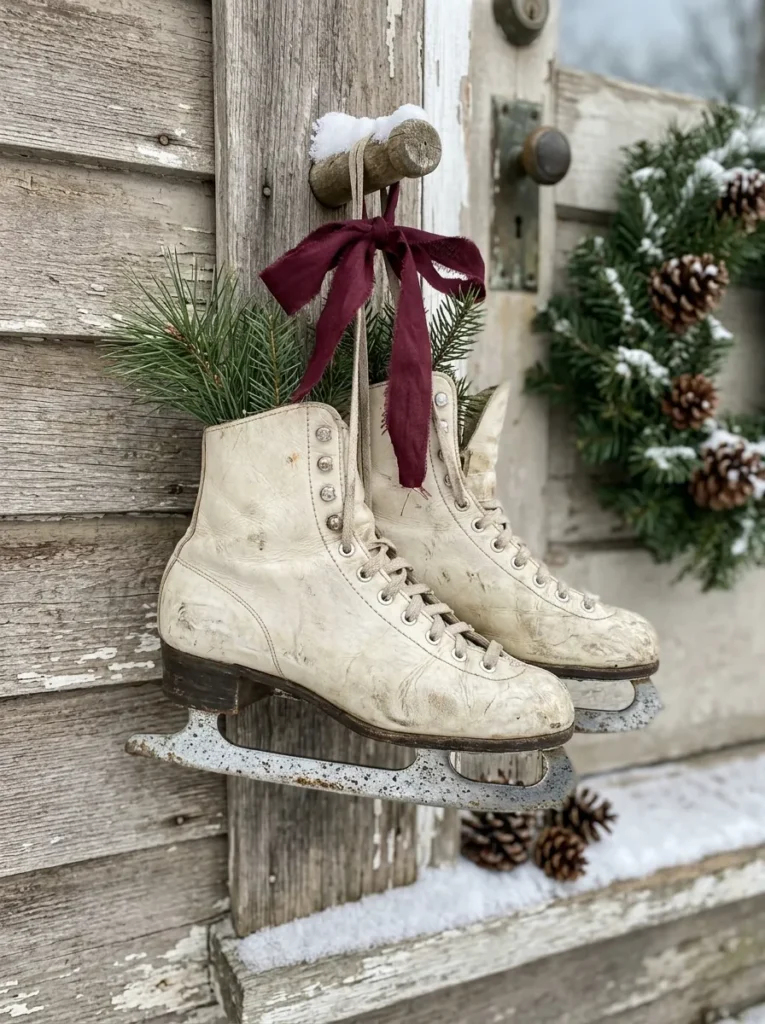 Vintage Skates Display