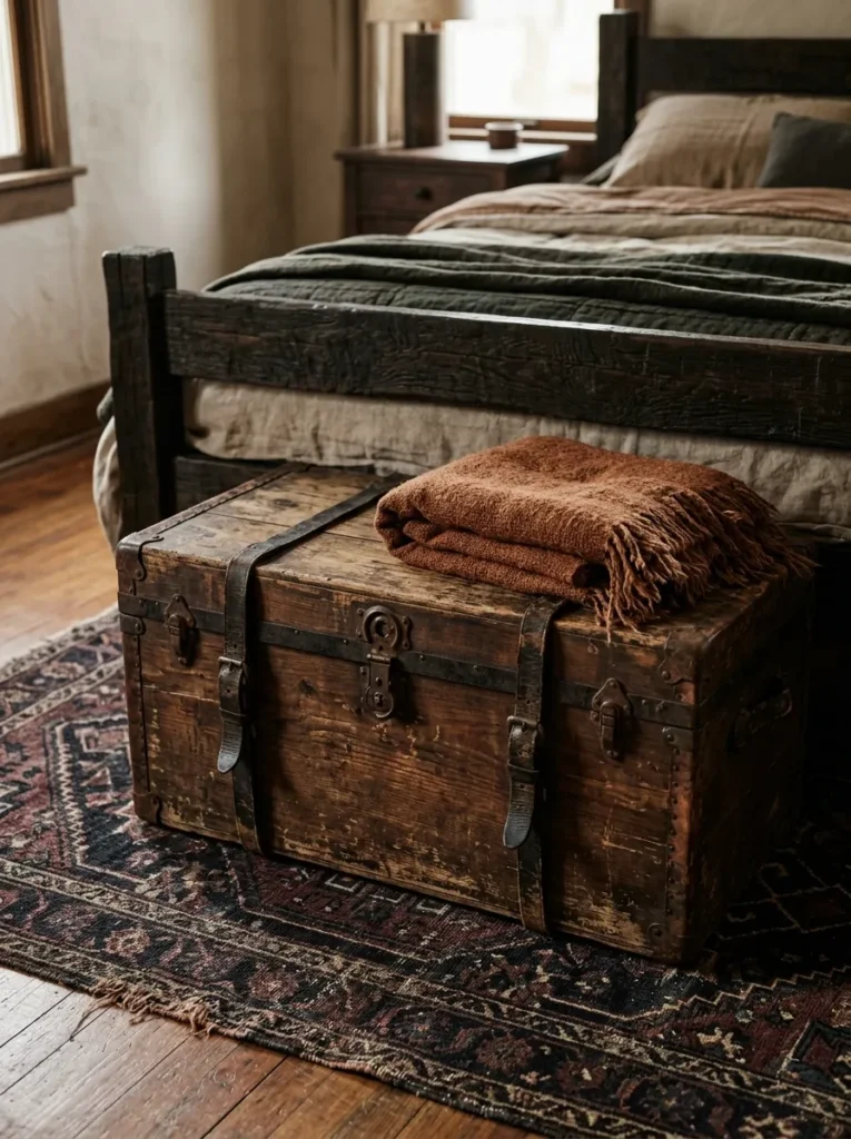 Vintage Trunk Bench