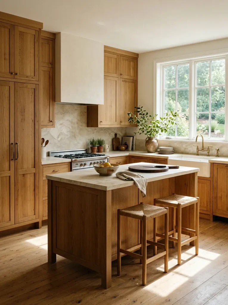 Warm Wood Kitchens