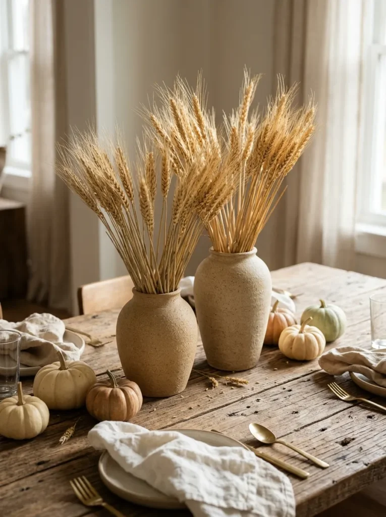 Wheat Bundle Vases