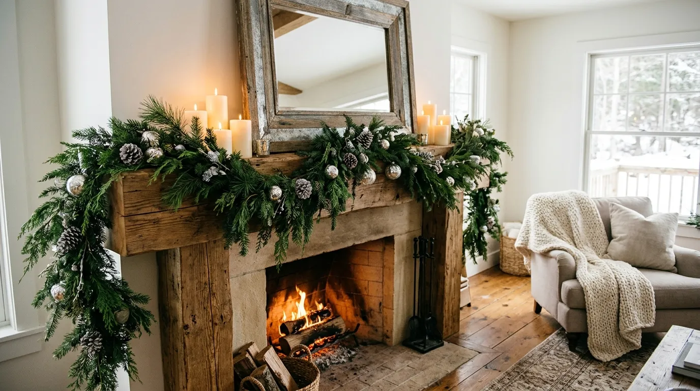 Winter Mantel Decorating Ideas
